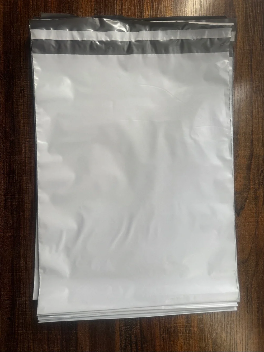 White Self-Seal Poly Mailer Bags - 12 x 15.5 Inches, 20-Pack